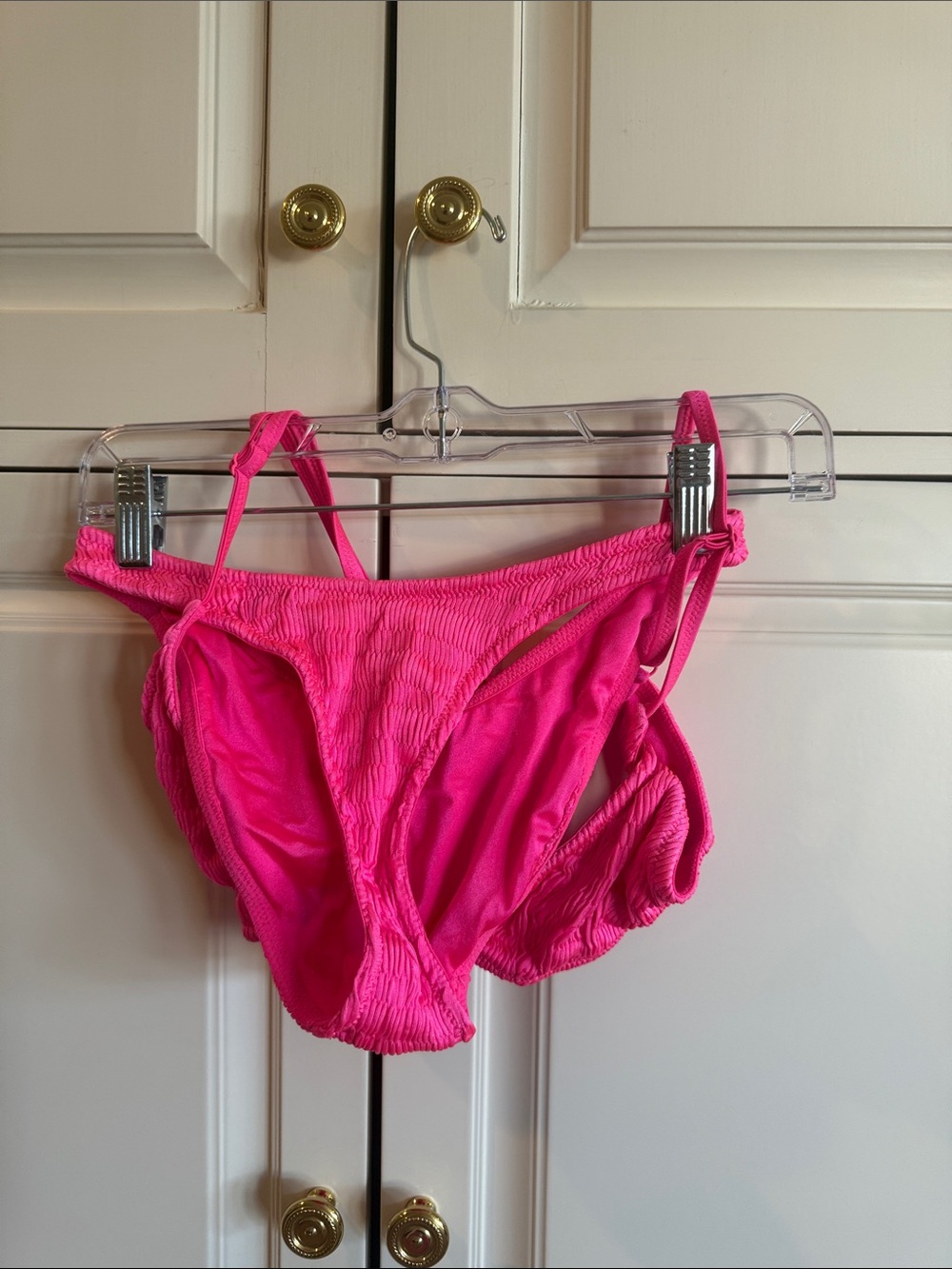 triangl swimwear Hot Pink Bikini Bottoms and Top